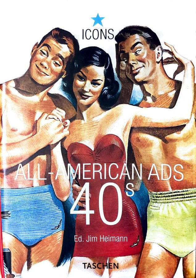 Boekomslag van All-American Ads 40s