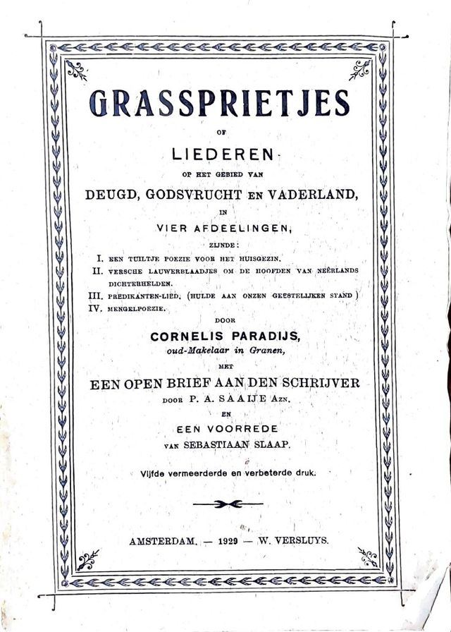 Boekomslag van Grassprietjes