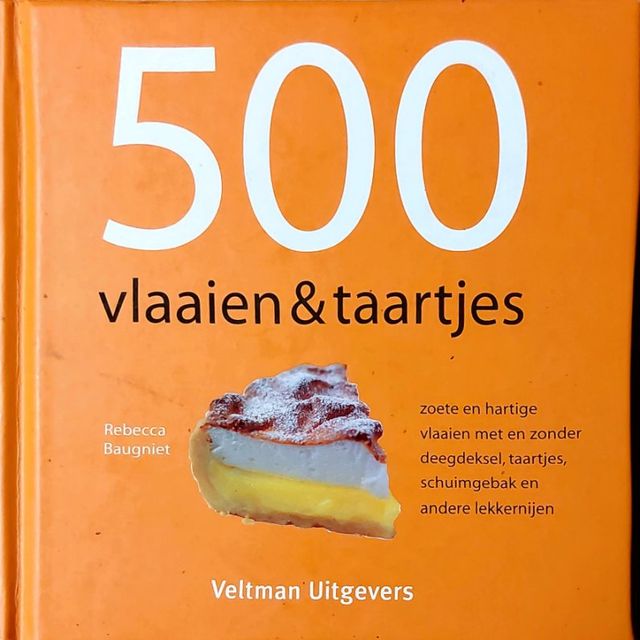 Boekomslag van 500 vlaaien & taartjes